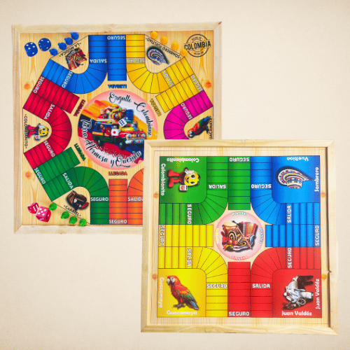 6 y 4 Puestos 40X40 Marco de Madera