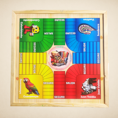 6 y 4 Puestos 40X40 Marco de Madera